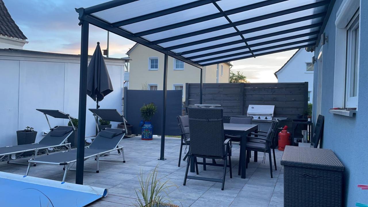 #2 Grosses Zimmer Mit Pool Und Garten Мемминген Экстерьер фото